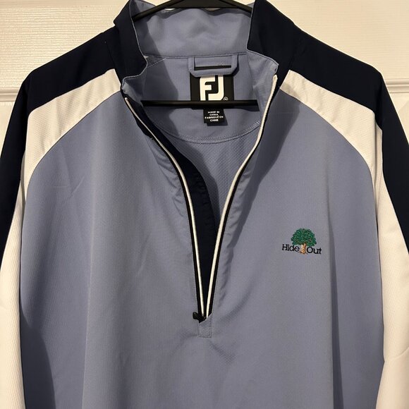 FootJoy FJ‎ Men's XL Hideout Golf Quarter Zip Windbreaker Jacket - Picture 2 of 10